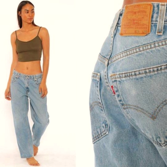 Levi's Denim - Vintage 1999 Levi's 570 Baggy Fit Boyfriend Jeans